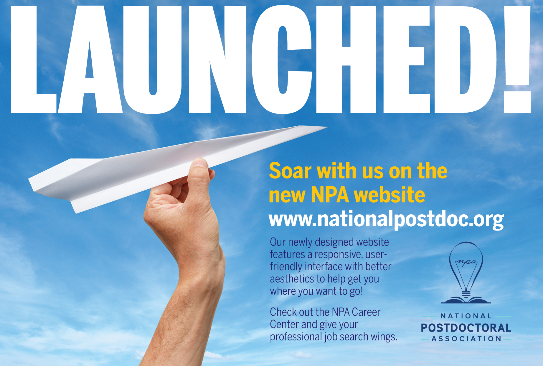 Welcome To Our New Website National Postdoctoral Association
